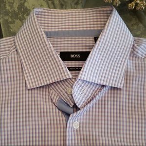 Hugo Boss short sleeves classic shirt